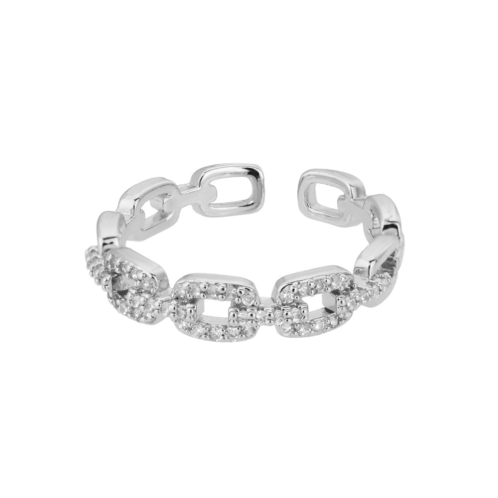 Iced Women's Ring (Silver)