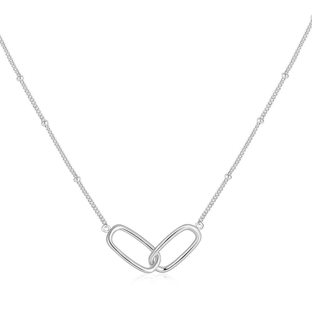 Forever Linked Necklace (Silver)