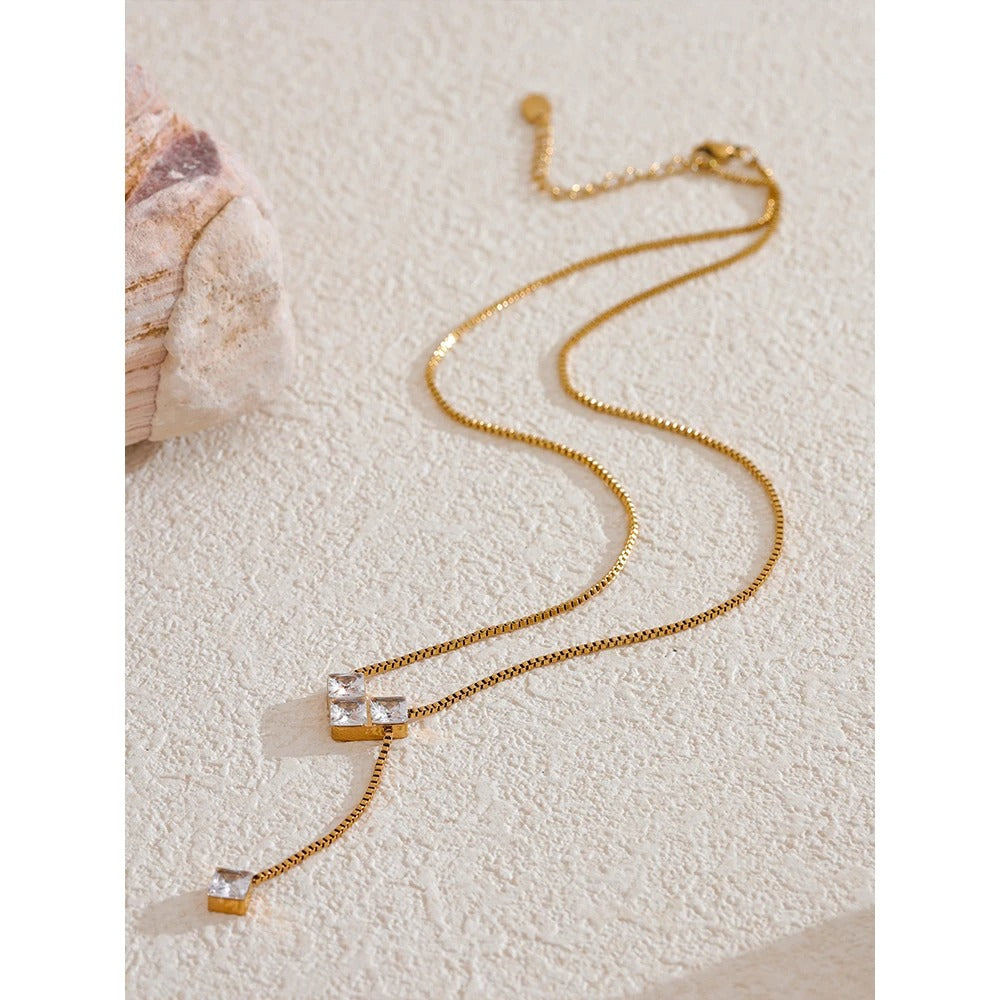 Heartstring Drop Necklace