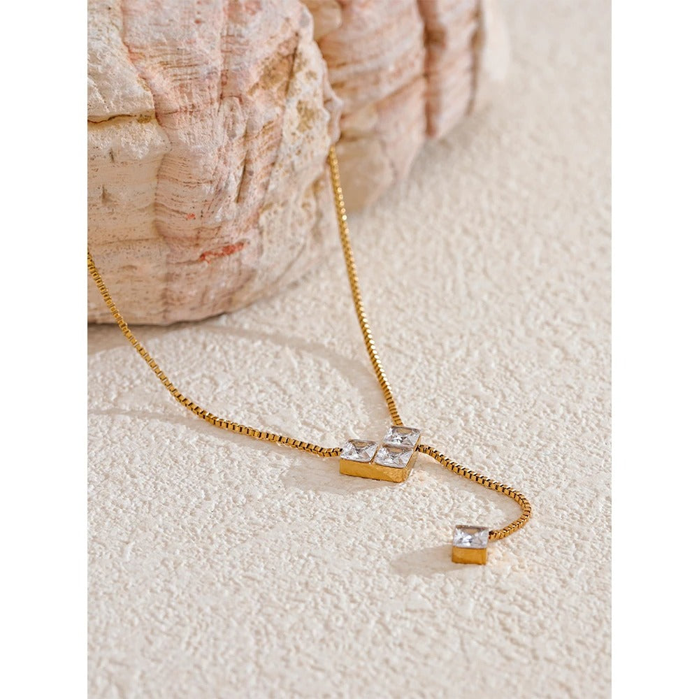 Heartstring Drop Necklace