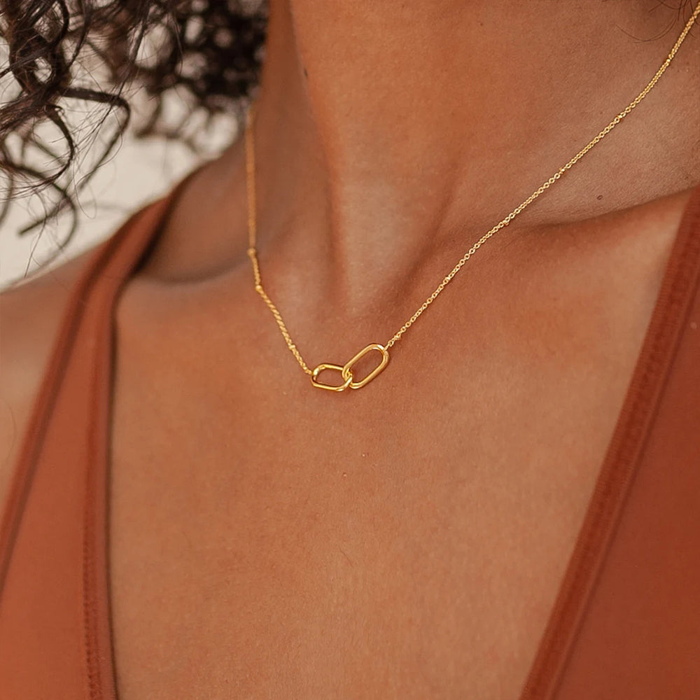 Forever Linked Necklace (Gold)